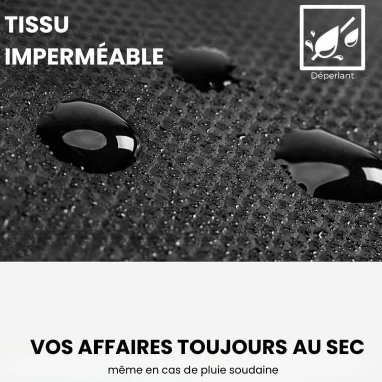 Sacoche Cuisse Moto Étanche MB6 - Imperméable 1,7L Noir - LE PRATIQUE DU MOTARD