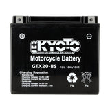 Batterie Moto Kyoto YTX20-BS — AGM 12V Sans Entretien