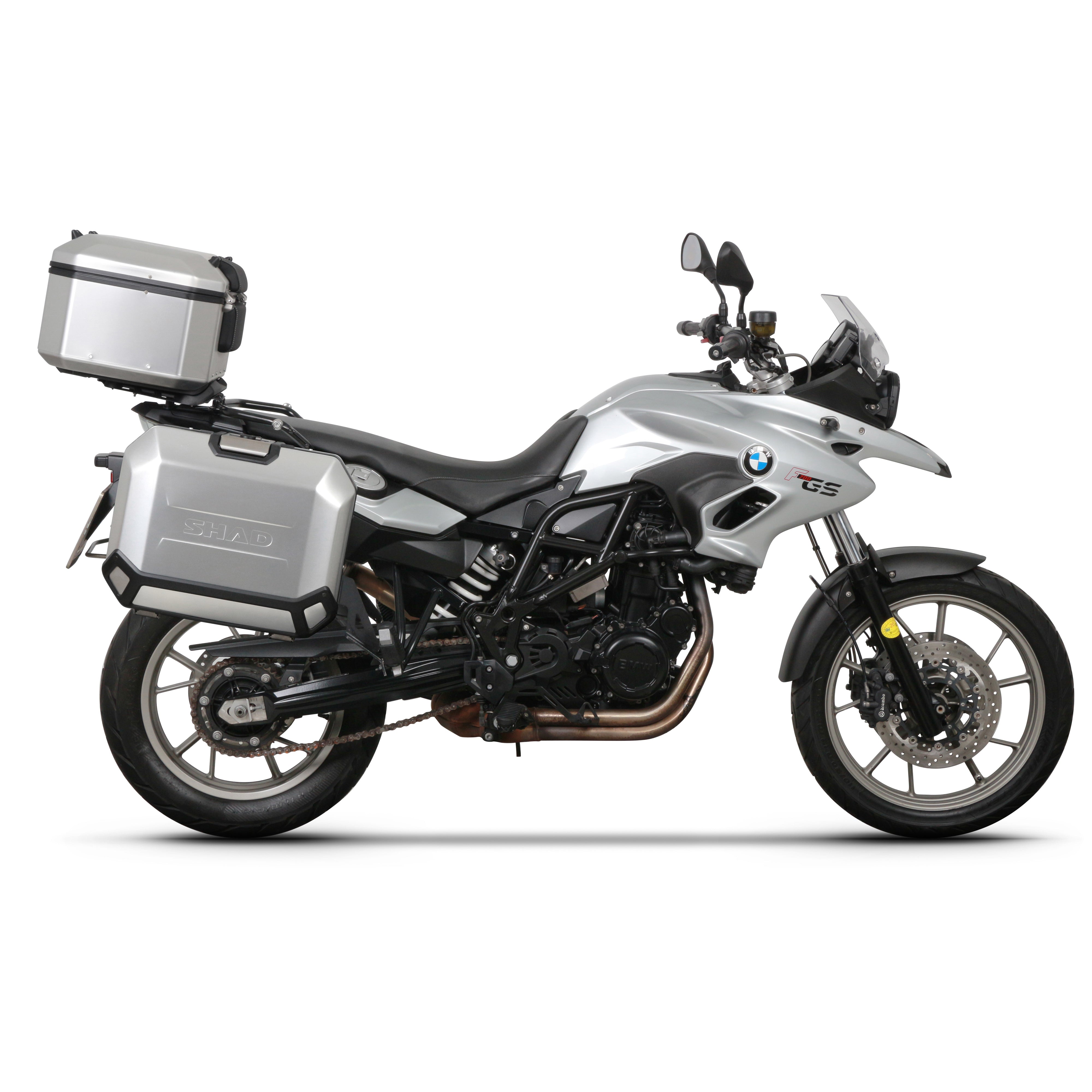 Fixation pour Top Case BMW F750gs /F800GS/F850GS Compatible avec la Platine Porte - bagages en Plastique Oem BMW - LE PRATIQUE DU MOTARD