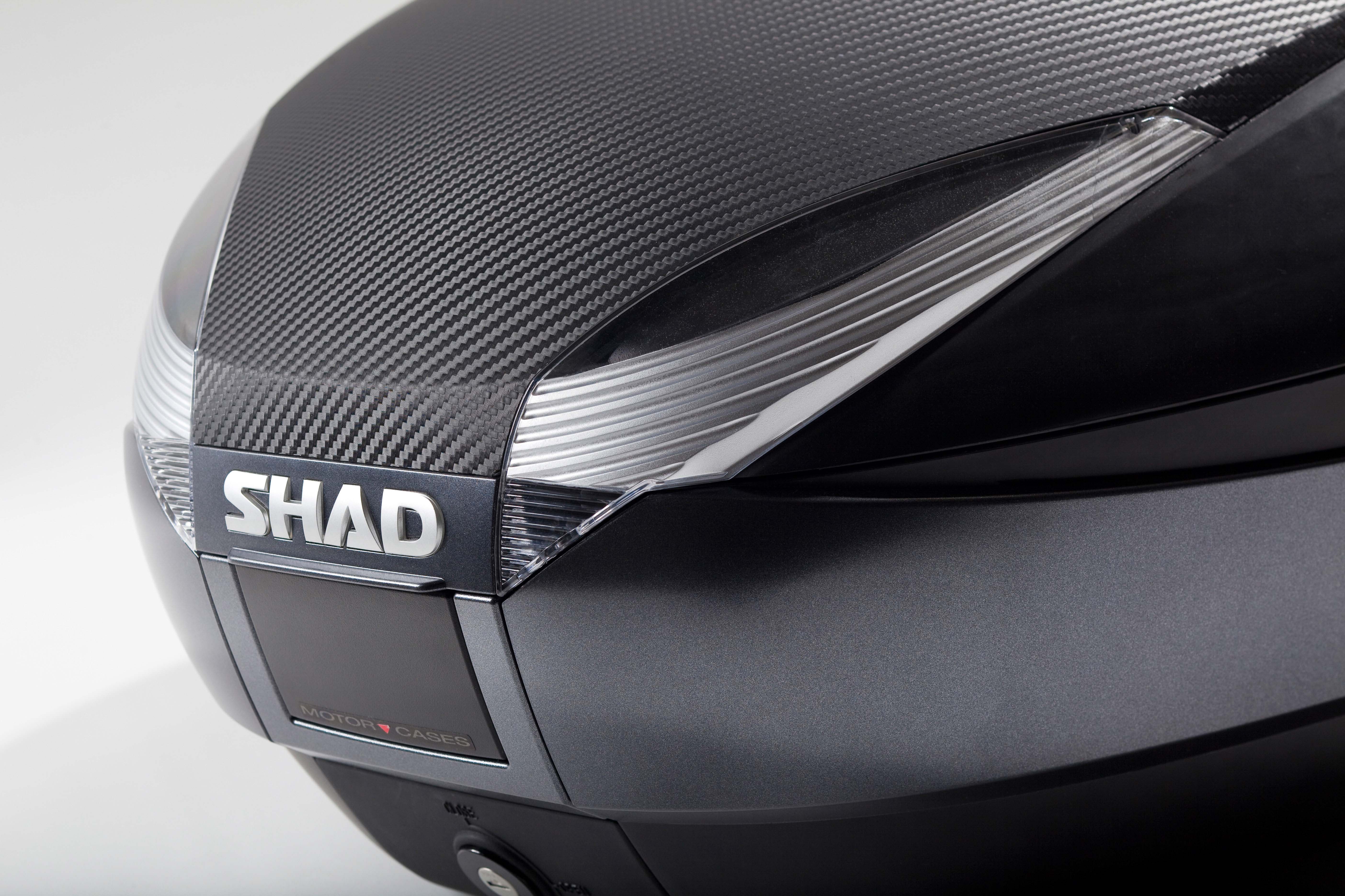 Top Case SHAD SH48 Gris Foncé — Top Case Moto 48L Premium - LE PRATIQUE DU MOTARD