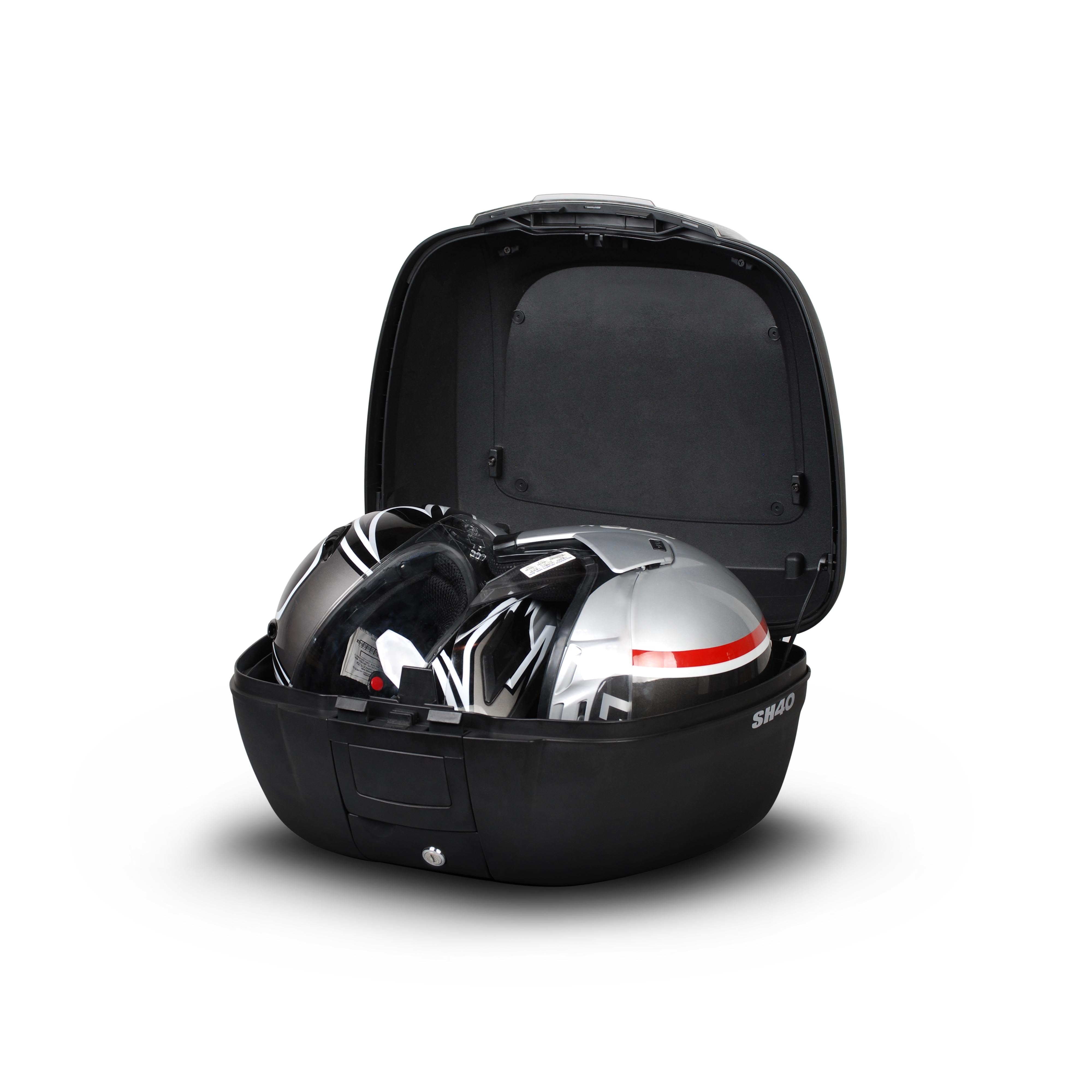 Top Case SHAD SH40 Cargo — Top Case Moto 40L avec Filet Cargo - LE PRATIQUE DU MOTARD