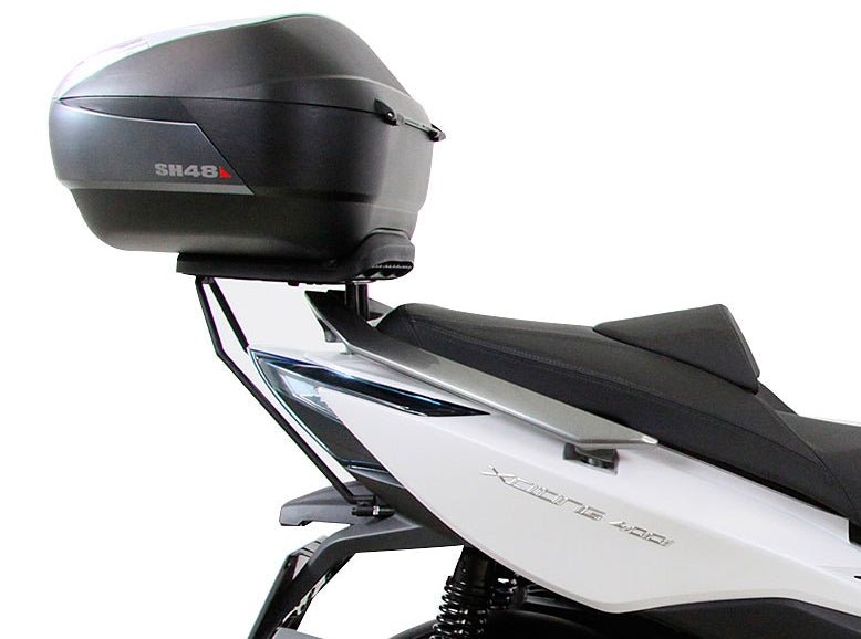 Fixation pour Top Case Kymco Xciting 400i - LE PRATIQUE DU MOTARD