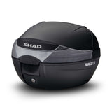 Top Case SHAD SH33 Noir — Top Case Moto 33L Polyvalent - LE PRATIQUE DU MOTARD