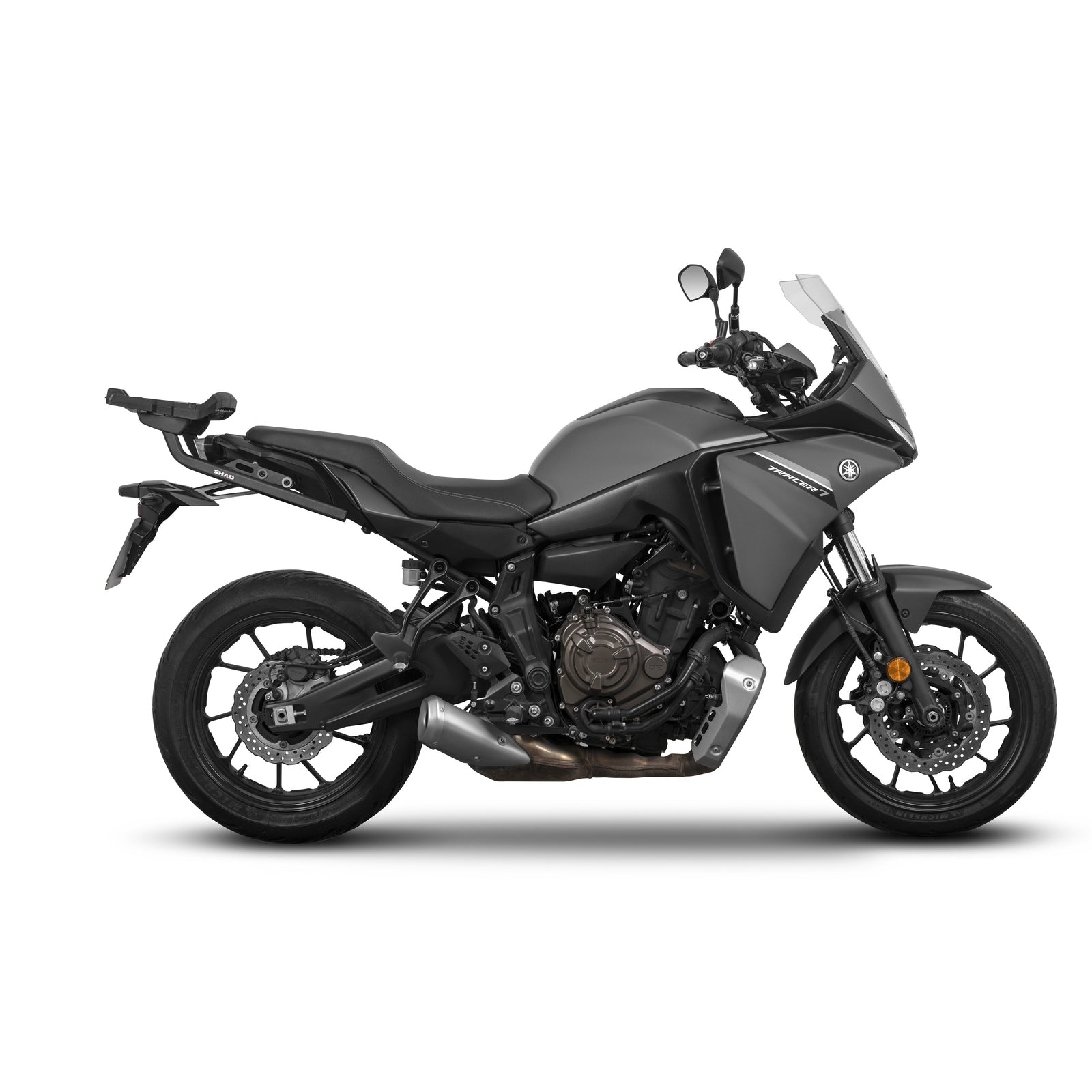 Fixation pour Top Case Yamaha MT 07 Tracer - LE PRATIQUE DU MOTARD