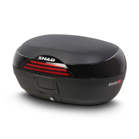 Top Case SHAD SH46 — Top Case Moto 46L Grand Tourisme - LE PRATIQUE DU MOTARD