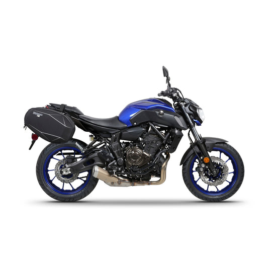 Fixation Se pour Sacoches Yamaha MT07 - LE PRATIQUE DU MOTARD