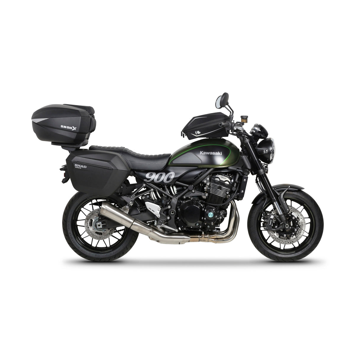 Fixation pour Top Case Kawasaki Z900rs - LE PRATIQUE DU MOTARD