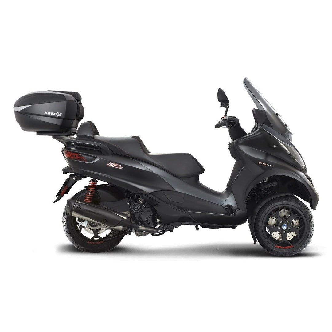 Fixation pour Top Case Piaggio MP3 300/350/500 Hpe SPORT/BUSINESS - LE PRATIQUE DU MOTARD
