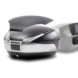 Top Case SHAD SH48 Titanium Carbon + Dosseret — Top Case Moto 48L Premium - LE PRATIQUE DU MOTARD
