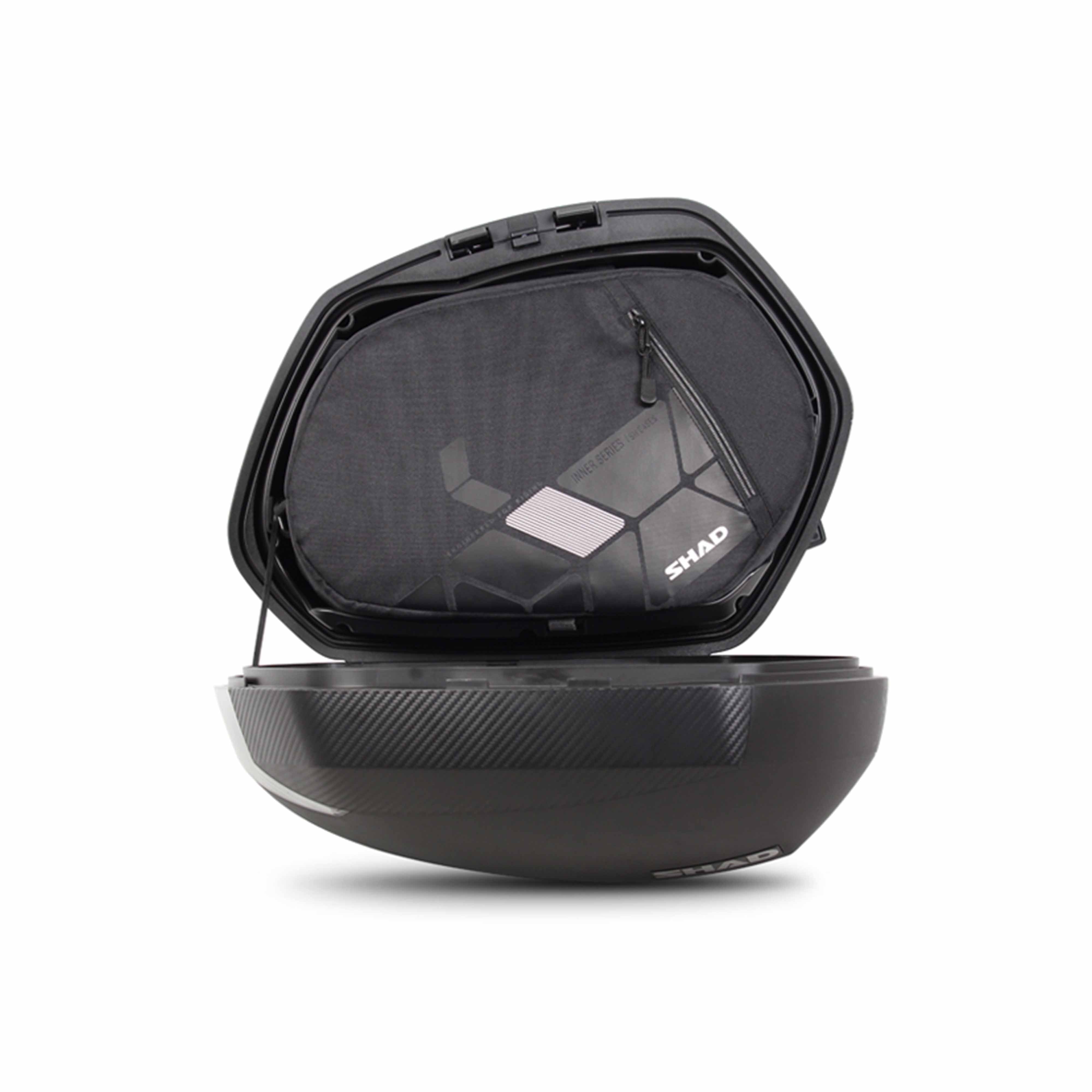 Valises Latérales SHAD SH36 Carbon — Set Sacoches Moto 2×36L Look Carbone - LE PRATIQUE DU MOTARD
