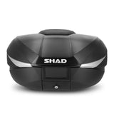 Top Case SHAD SH58X Carbon — Top Case Extensible 58 - 68L Carbone - LE PRATIQUE DU MOTARD