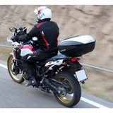 Top Case SHAD SH59X Aluminium — Top Case Extensible 59 - 68L Alu - LE PRATIQUE DU MOTARD