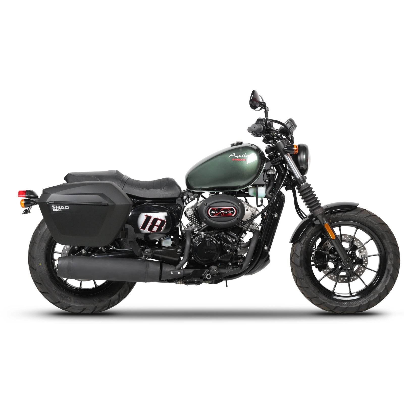 3P System Fixation Latérale Hyosung Gv 125 Aquila - LE PRATIQUE DU MOTARD