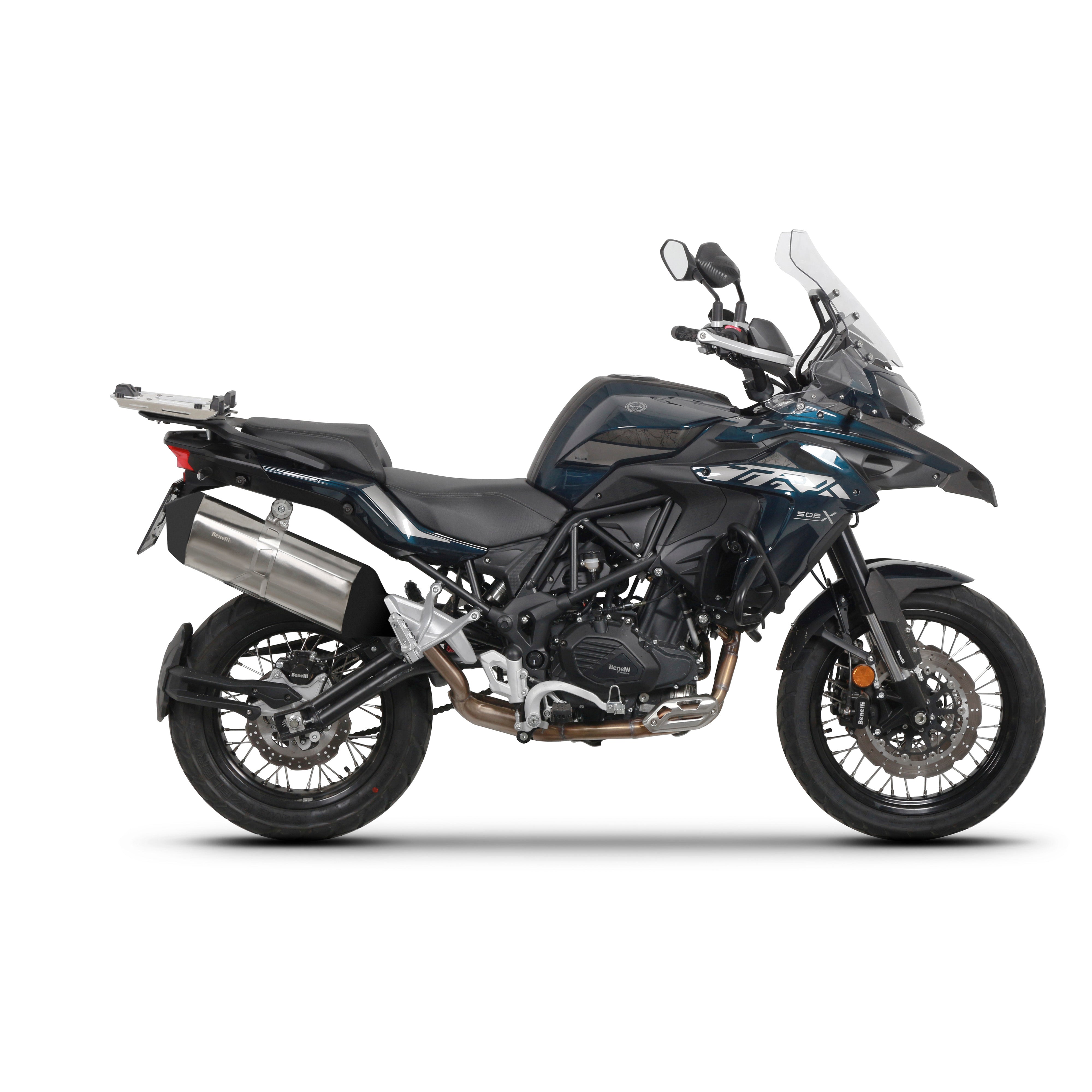 Fixation pour Top Case Benelli Trk 502X/QJ Motor Srt 700 X TRAIL/RIEJU Xplora 557/707 - LE PRATIQUE DU MOTARD
