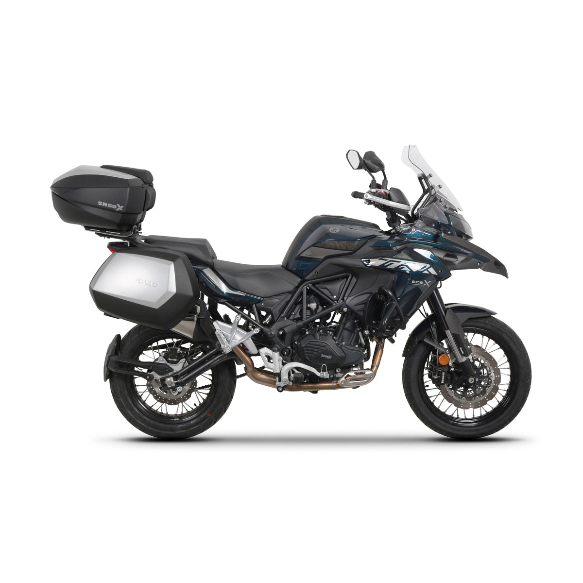Fixation pour Top Case Benelli Trk 502X/QJ Motor Srt 700 X TRAIL/RIEJU Xplora 557/707 - LE PRATIQUE DU MOTARD