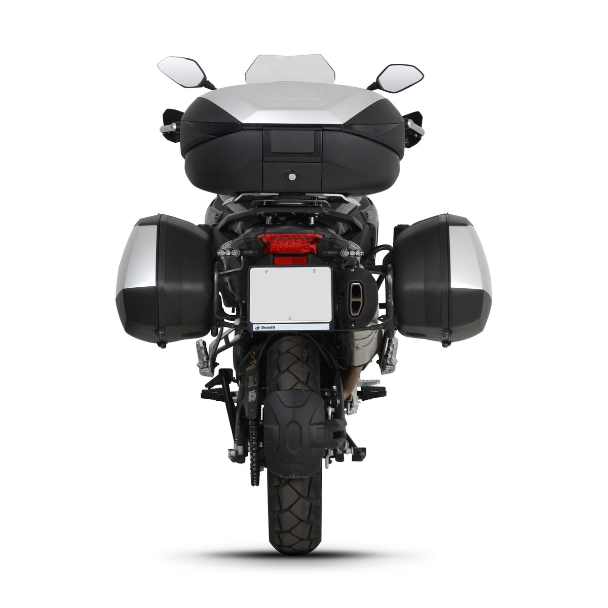 Fixation pour Top Case Benelli Trk 502X/QJ Motor Srt 700 X TRAIL/RIEJU Xplora 557/707 - LE PRATIQUE DU MOTARD