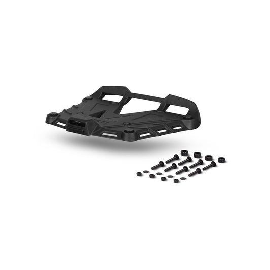 Platine Noir Aluminium + Kit Visserie - LE PRATIQUE DU MOTARD