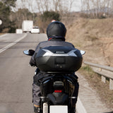 Top Case SHAD SH47 Réflecteur Blanc — Top Case Moto 47L Sécurité - LE PRATIQUE DU MOTARD