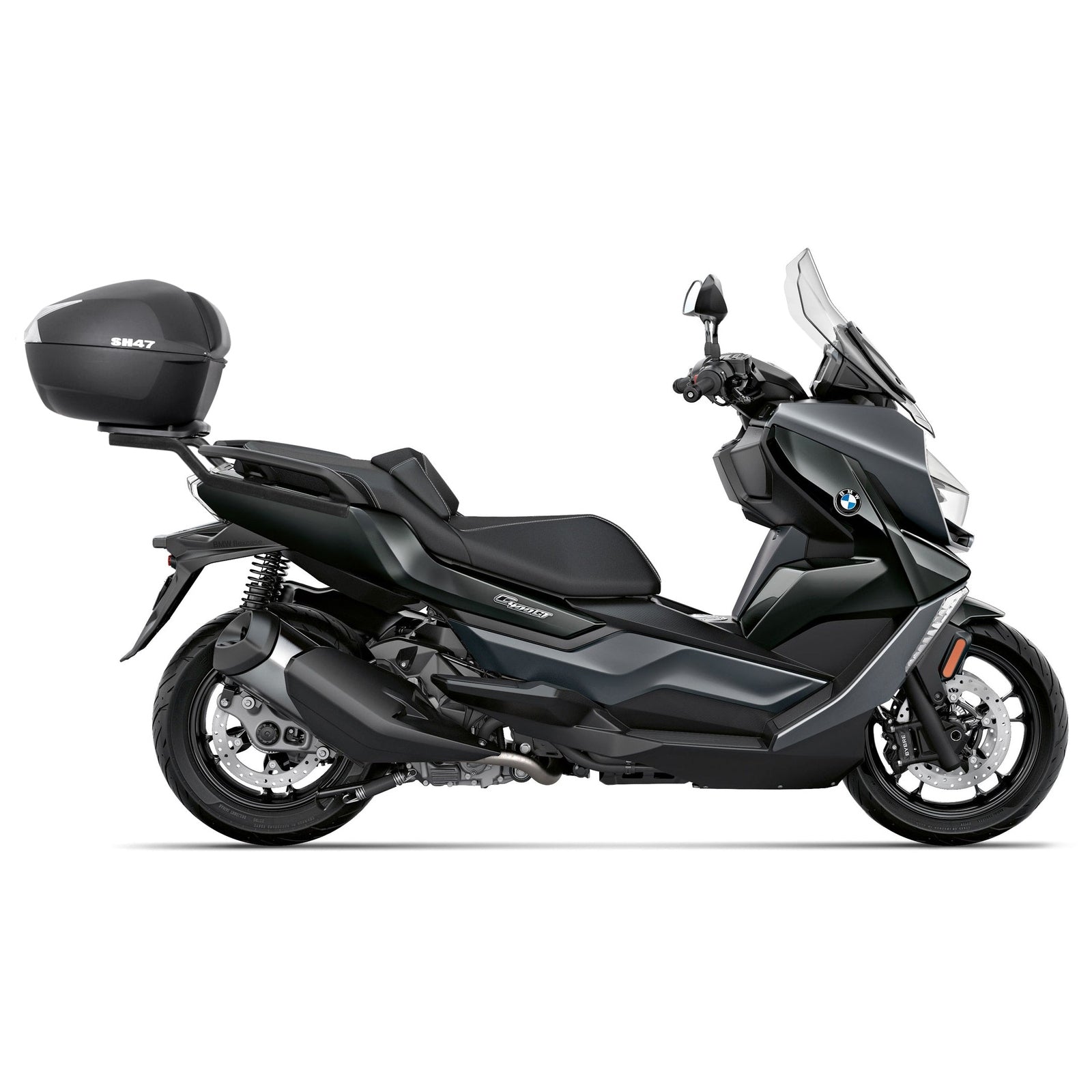 Top Case SHAD SH47 Réflecteur Blanc — Top Case Moto 47L Sécurité - LE PRATIQUE DU MOTARD