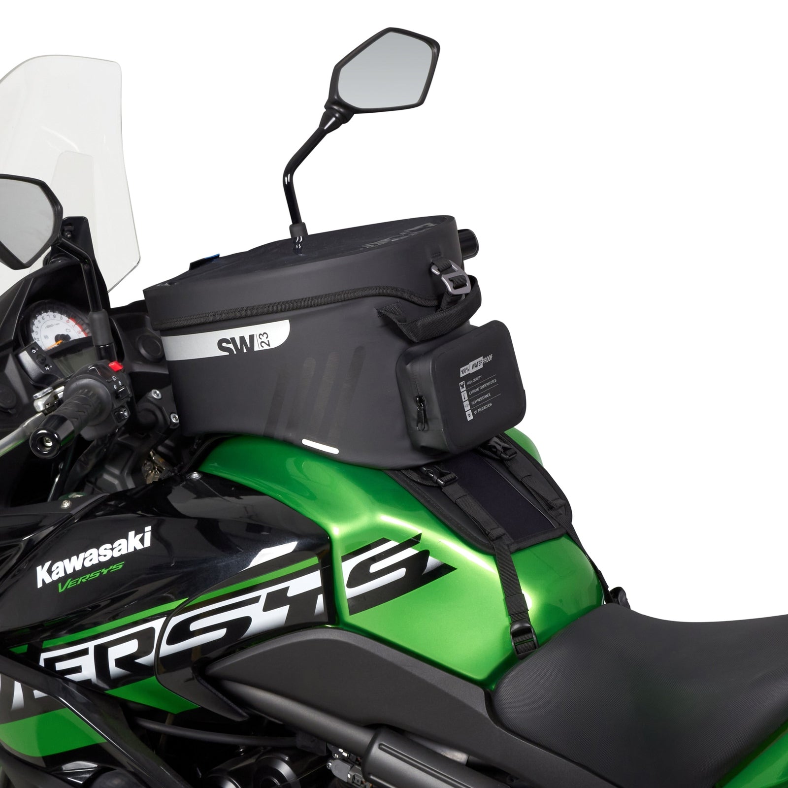 Sacoche Réservoir Étanche SHAD SW23 — Sacoche Moto 23L Étanche - LE PRATIQUE DU MOTARD