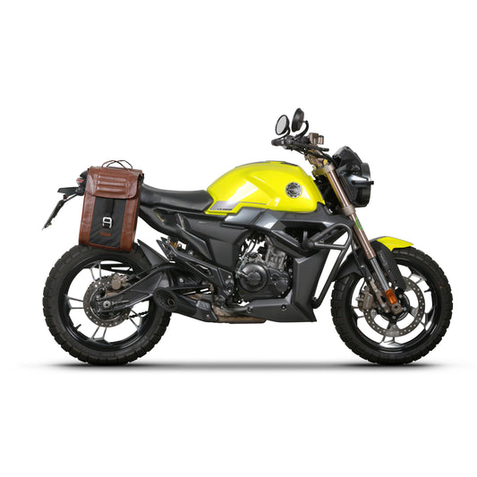 Fixation SR pour Sacoches Zontes G1/SCRAMBLER 125 - LE PRATIQUE DU MOTARD