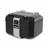 Top Case SHAD TR48 Terra Black Edition — Top Case Adventure Alu 48L Noir Mat - LE PRATIQUE DU MOTARD
