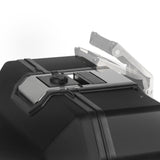Top Case SHAD TR48 Terra Black Edition — Top Case Adventure Alu 48L Noir Mat - LE PRATIQUE DU MOTARD