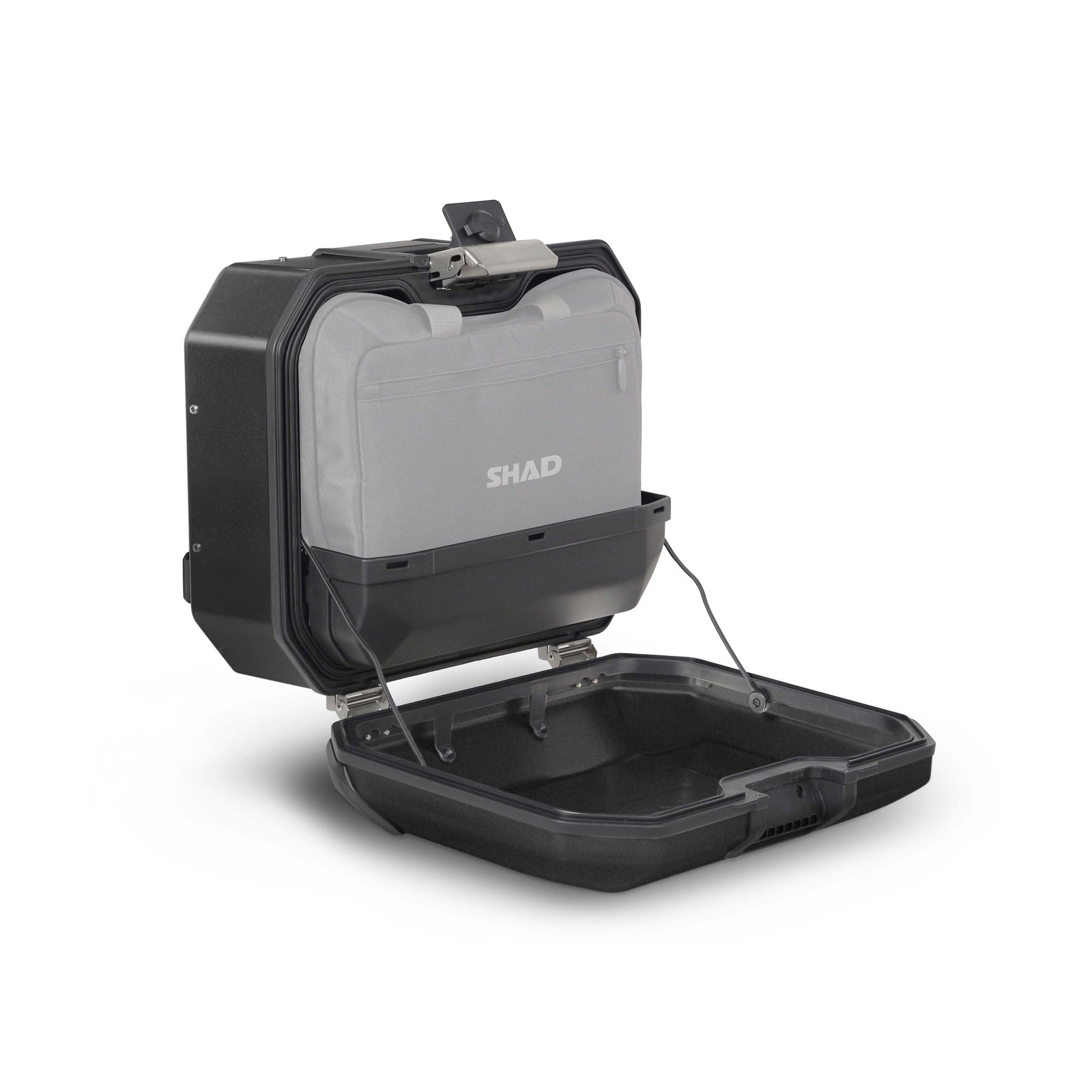 Valise Latérale Droite SHAD TR36R Terra Black — Sacoche 36L Alu Noir Mat - LE PRATIQUE DU MOTARD
