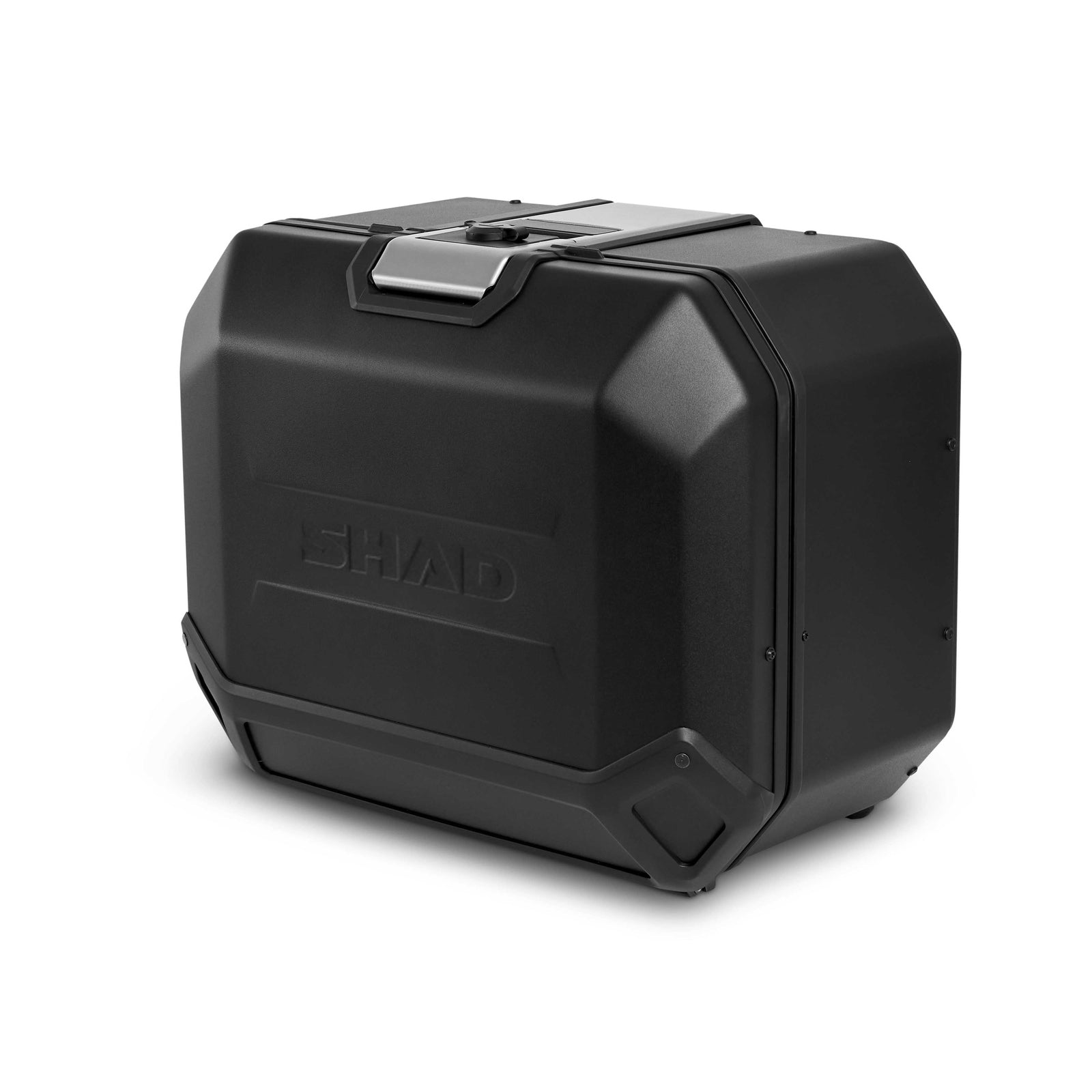 Valise Latérale Gauche SHAD TR47L Terra Black — Sacoche 47L Alu Noir Mat - LE PRATIQUE DU MOTARD