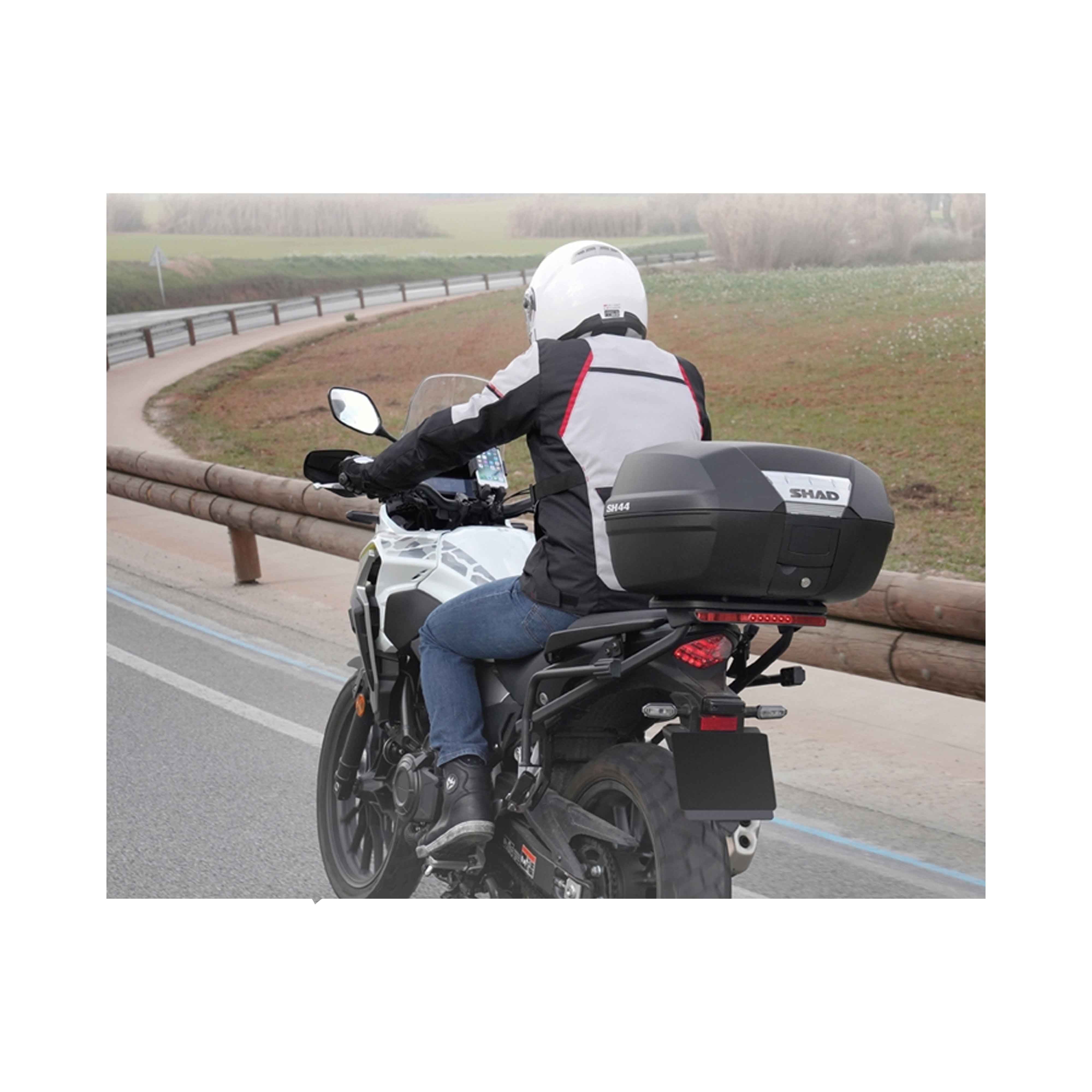 Top Case SHAD SH44 — Top Case Moto 44L Grand Tourisme - LE PRATIQUE DU MOTARD