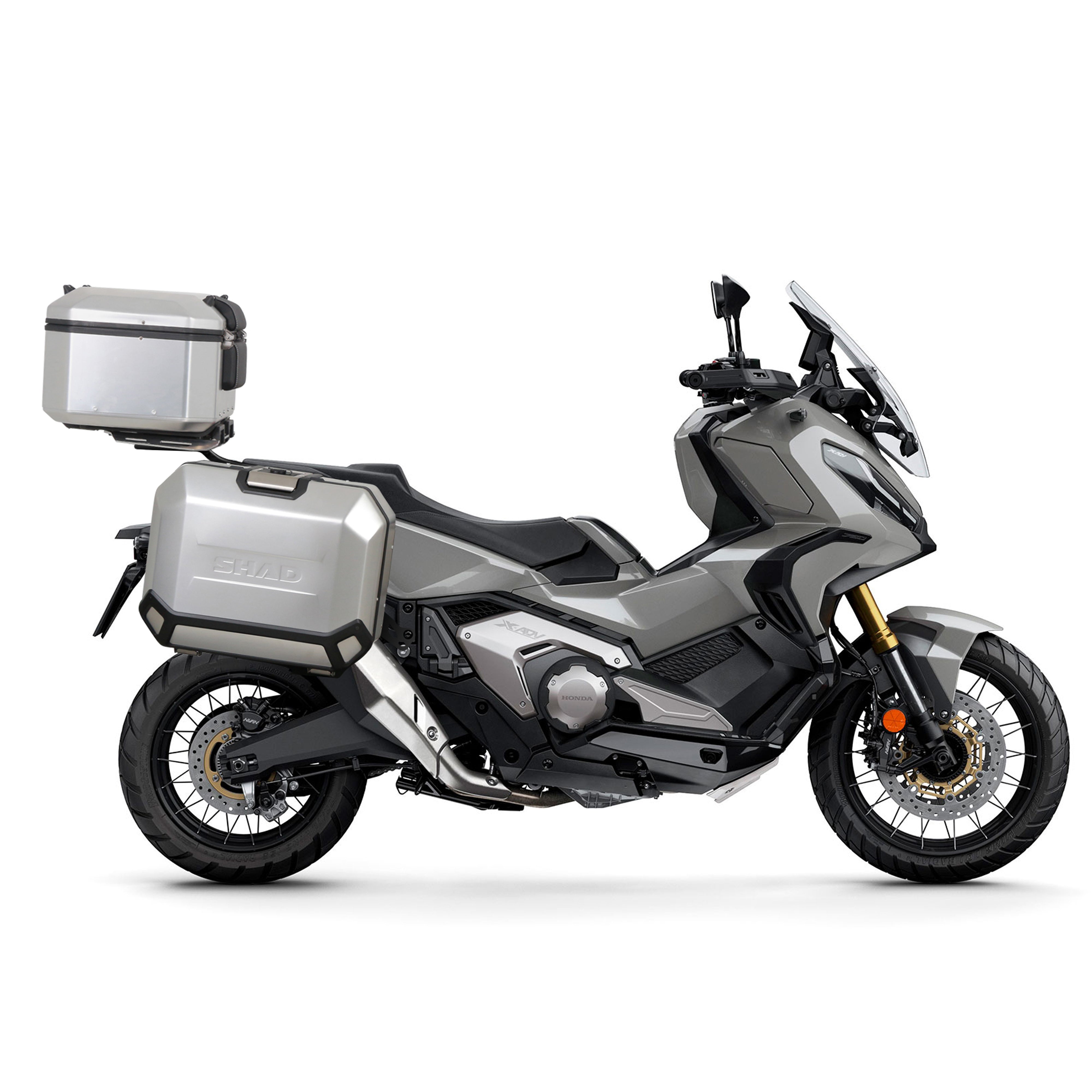 4P System Fixation Latérale Honda X - adv 750 - LE PRATIQUE DU MOTARD