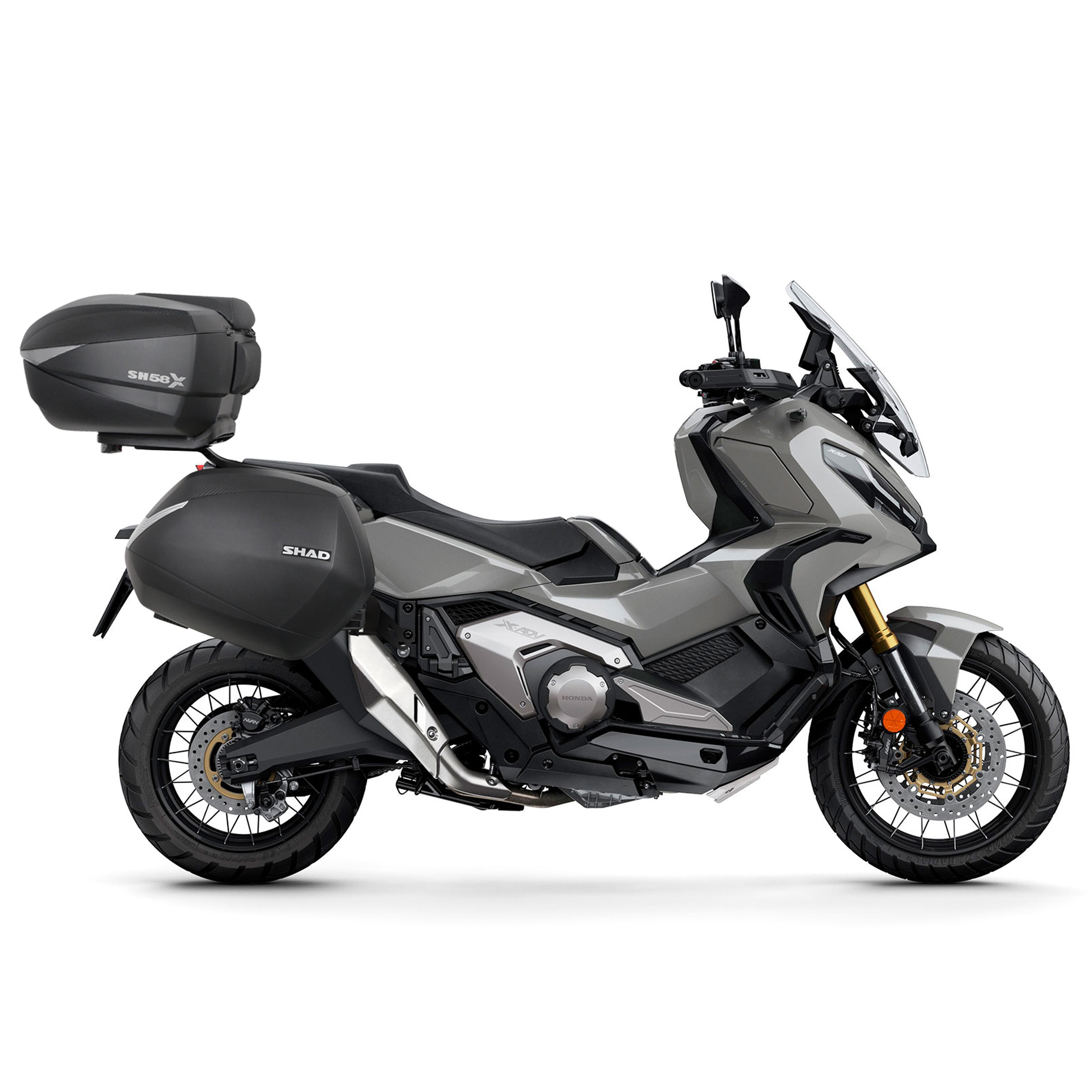 4P System Fixation Latérale Honda X - adv 750 - LE PRATIQUE DU MOTARD