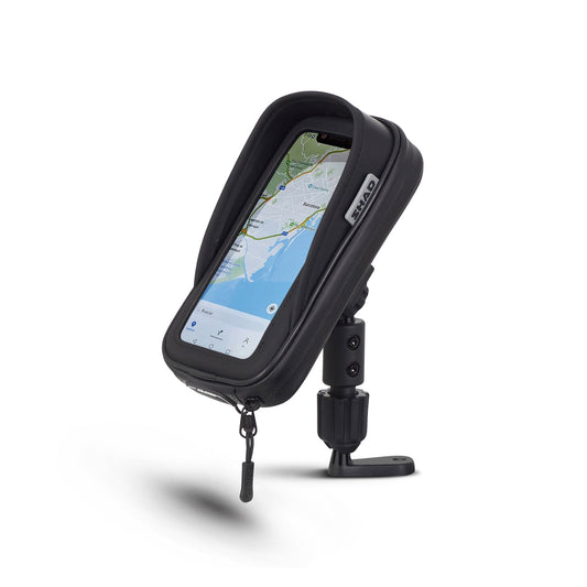 *SUPPORT SMARTPHONE SG62,160 x 80 mm - RÉTROVISEUR - SHAD | Le Pratique du Motard