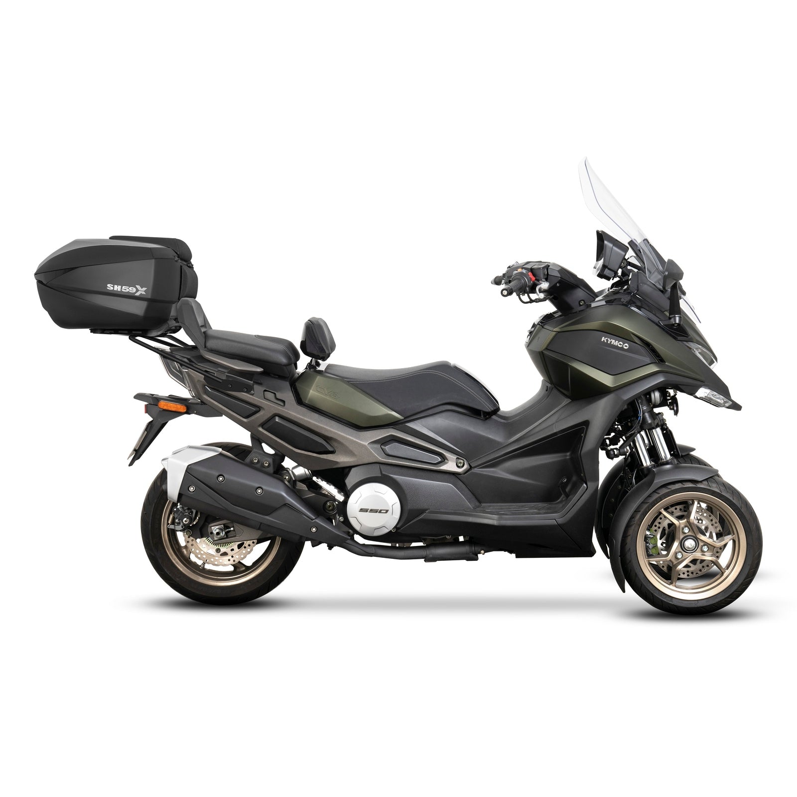 Fixation pour Top Case Kymco CV3 550/575 - LE PRATIQUE DU MOTARD