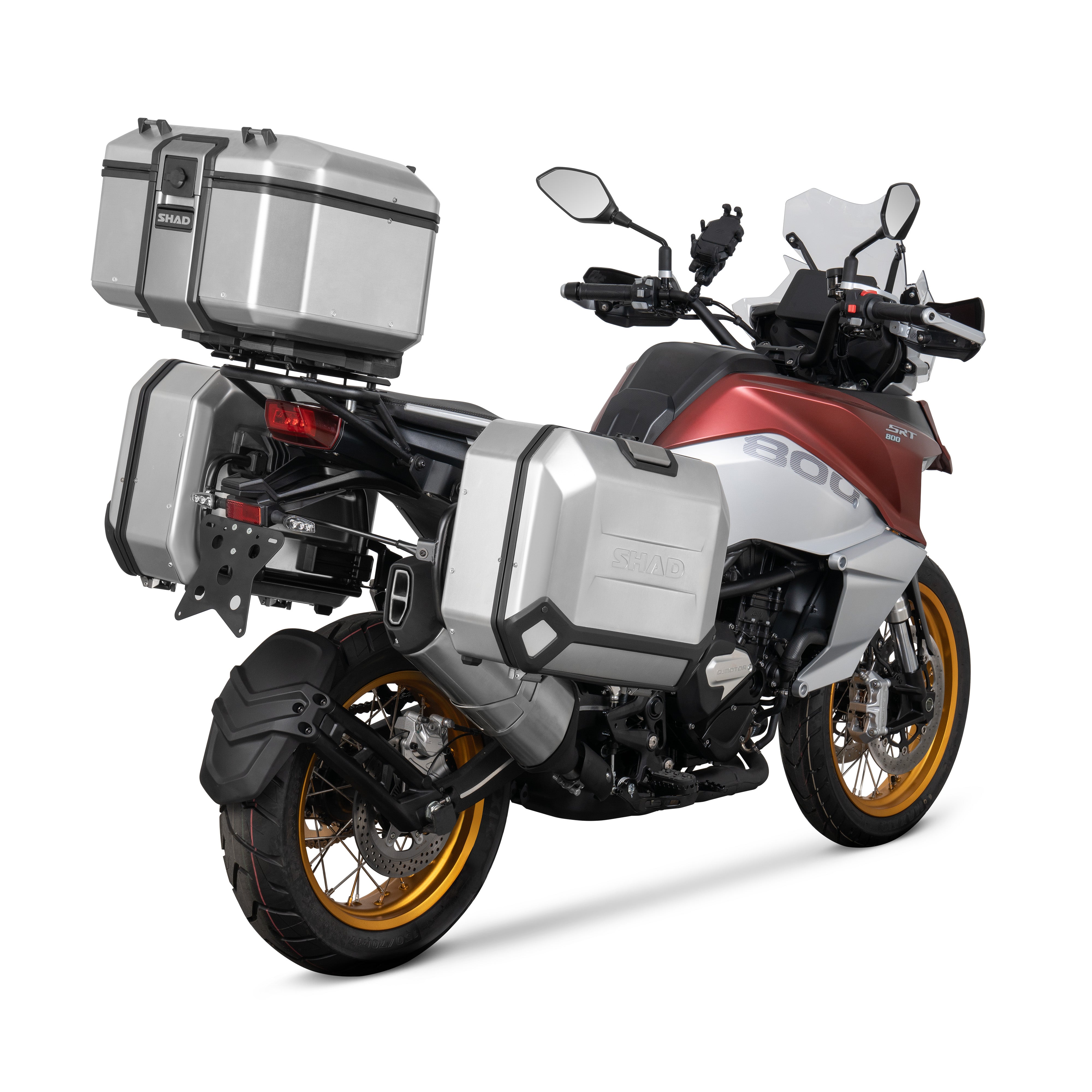 Fixation pour Top Case Qjmotor Srt 800 - LE PRATIQUE DU MOTARD