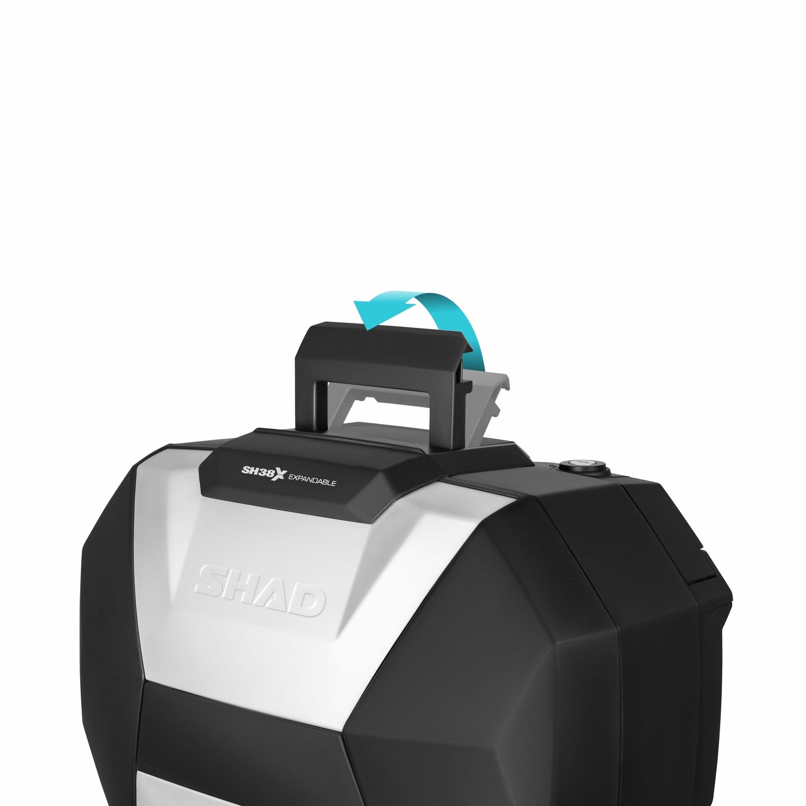 Valises Latérales SHAD SH38X Aluminium — Set Extensibles 2×38L→45L Alu - LE PRATIQUE DU MOTARD