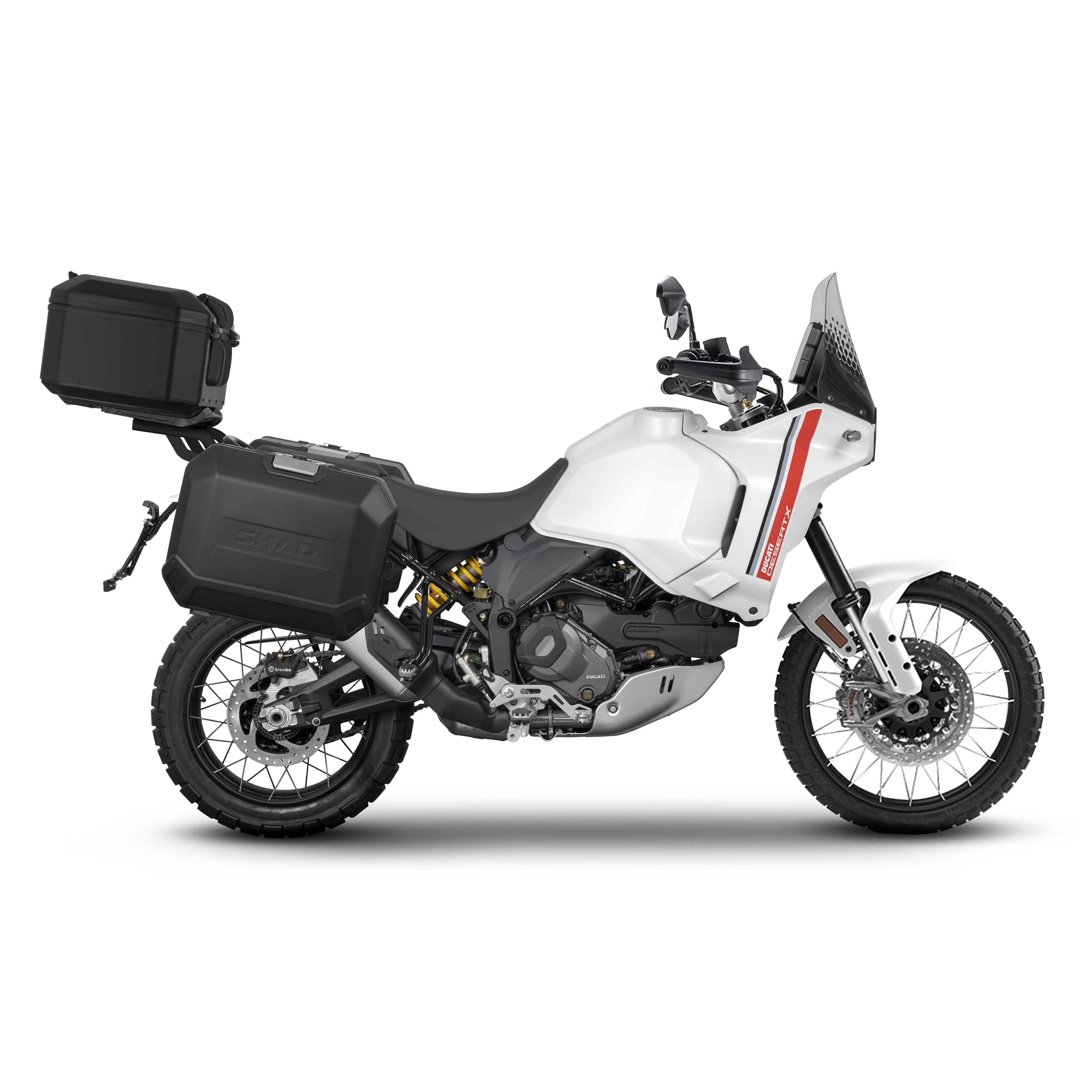 4P System Fixation Latérale Ducati Desert X 937 - LE PRATIQUE DU MOTARD