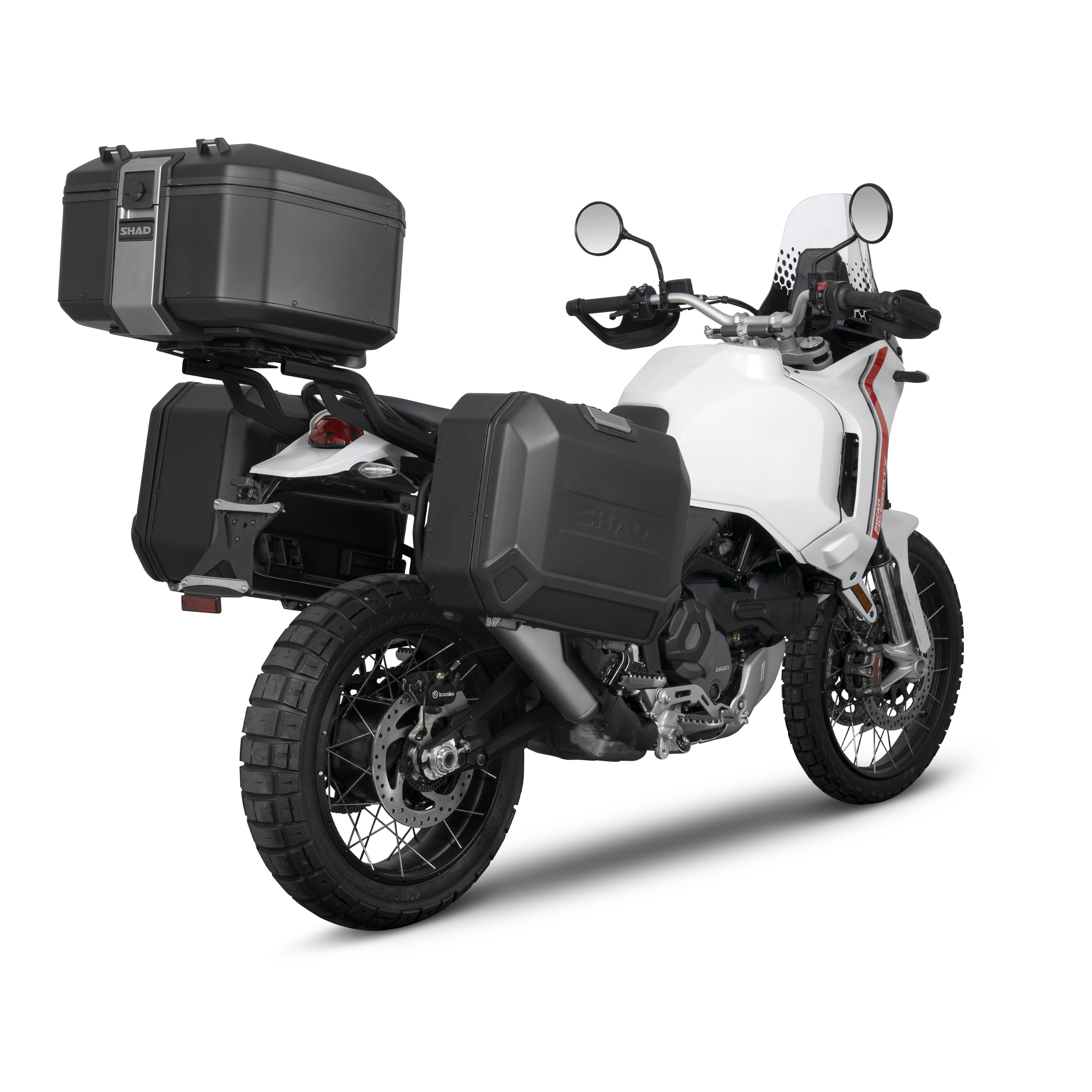 4P System Fixation Latérale Ducati Desert X 937 - LE PRATIQUE DU MOTARD