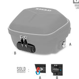 Sacoche de Réservoir SHAD E02C — Sacoche Moto Click System 2L - LE PRATIQUE DU MOTARD