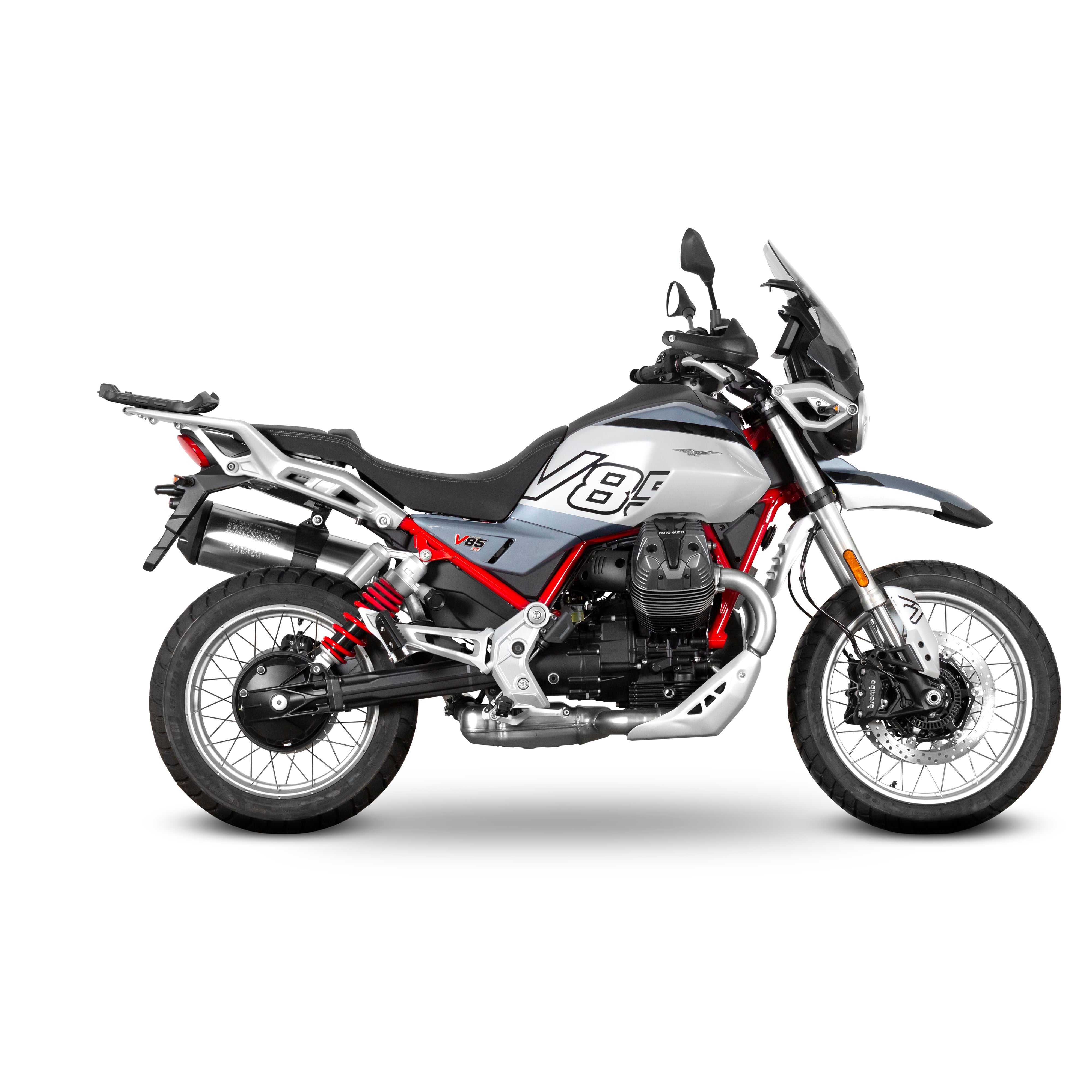 Fixation pour Top Case Moto Guzzi V85 Tt / V85 Tt Travel - LE PRATIQUE DU MOTARD