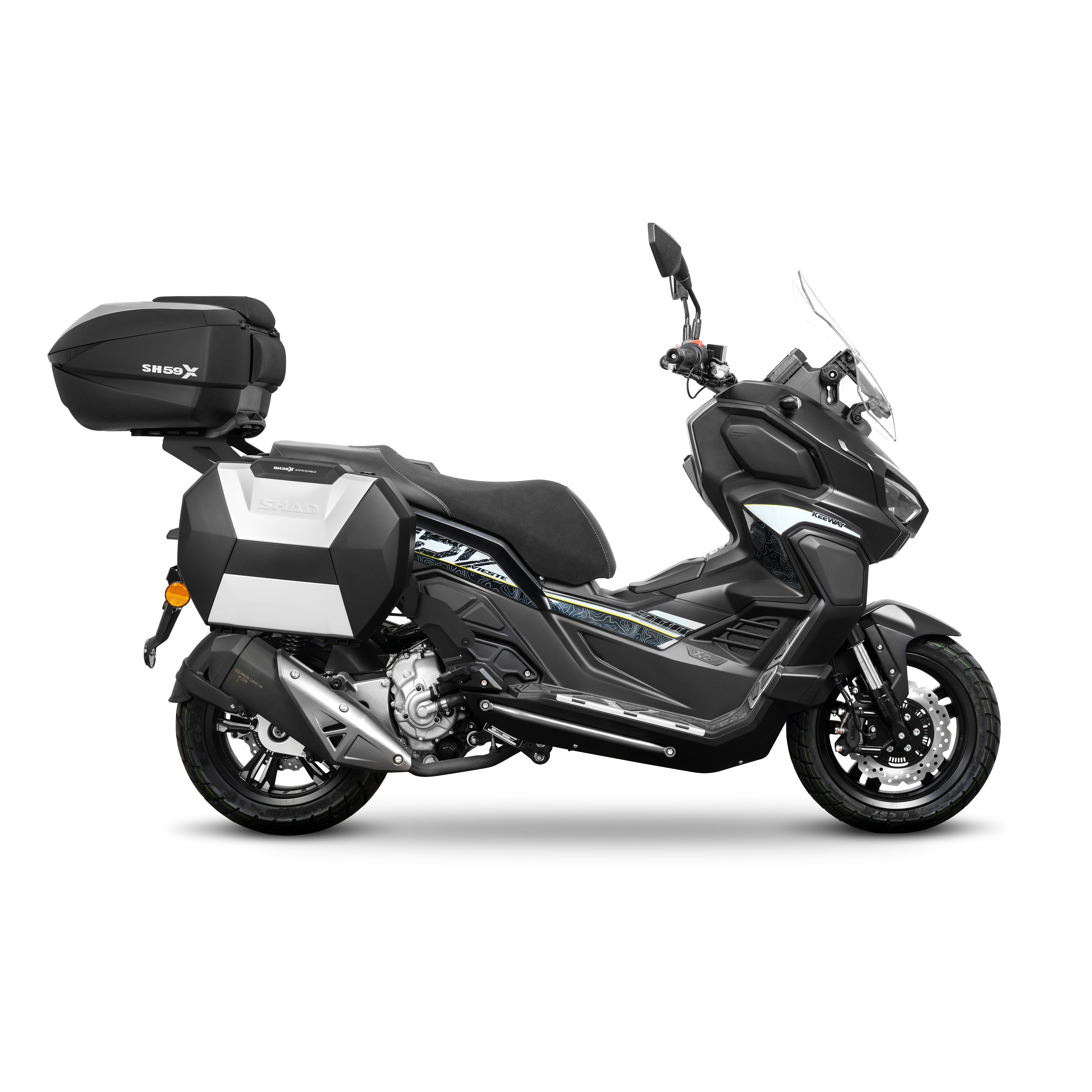 3P System Fixation Latérale Keeway Vieste Xdv 125/300 - LE PRATIQUE DU MOTARD