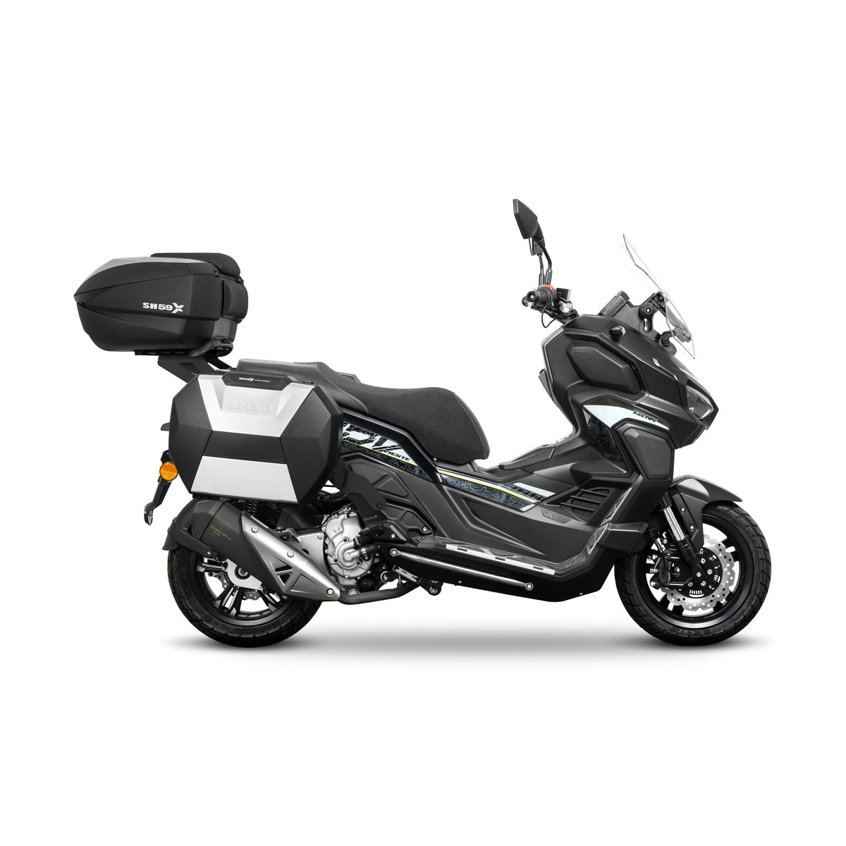 3P System Fixation Latérale Keeway Vieste Xdv 125/300 - LE PRATIQUE DU MOTARD