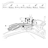 Fixation de Sacoche de Réservoir Click System Yamaha MT07 - LE PRATIQUE DU MOTARD