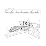 Fixation de Sacoche de Réservoir Click System Yamaha MT07 - LE PRATIQUE DU MOTARD