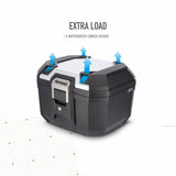 Top Case SHAD TR41 Terra Aluminium — Top Case Adventure Alu Poli 41L - LE PRATIQUE DU MOTARD