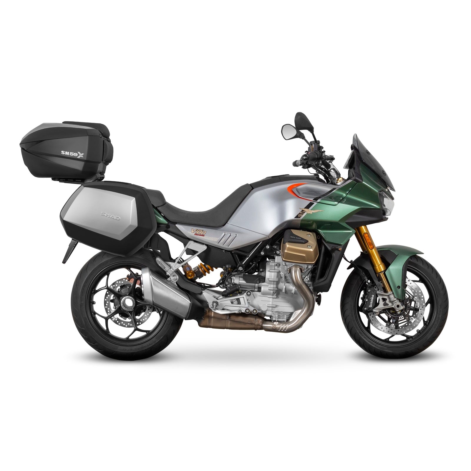 Fixation pour Top Case Moto Guzzi V100 Mandello - LE PRATIQUE DU MOTARD