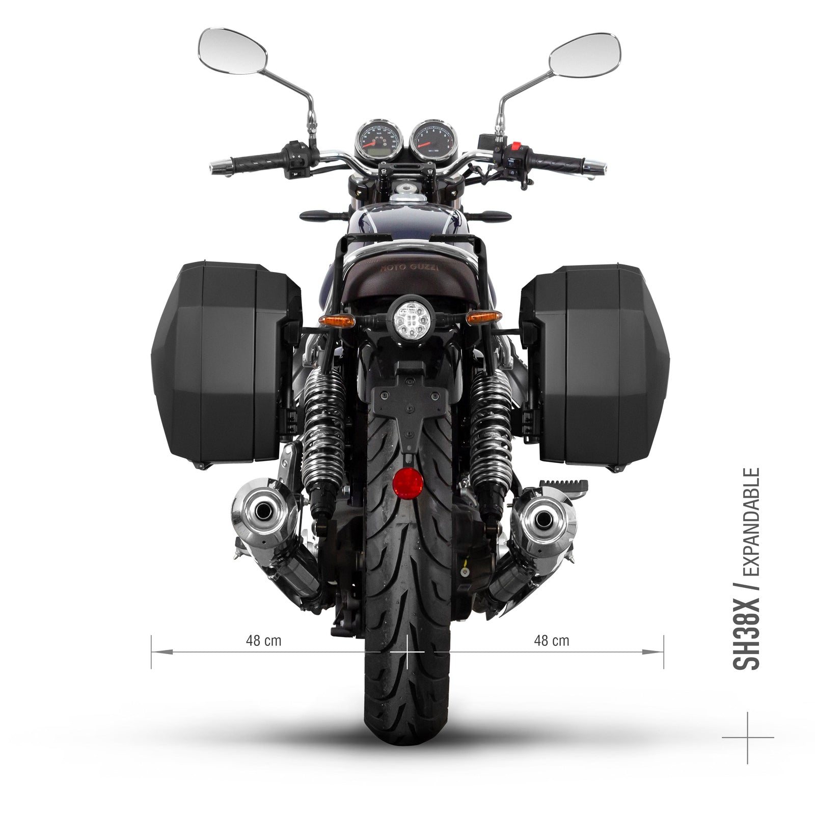 3P System Fixation Latérale Moto Guzzi V7 Special / Stone / Stone Corsa - LE PRATIQUE DU MOTARD