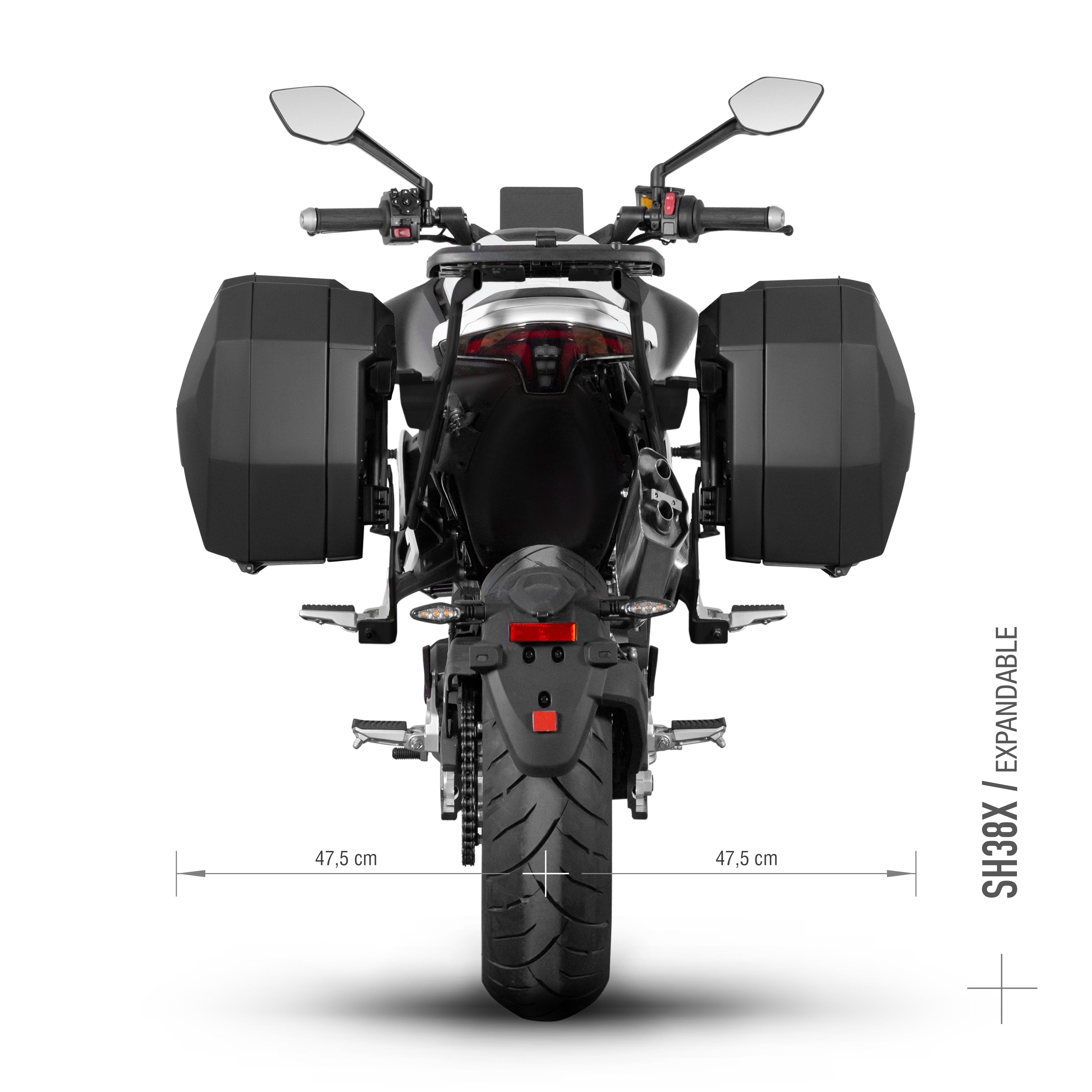 3P System Fixation Latérale Cf Moto 800 NK/SPORT/ADVANCED - LE PRATIQUE DU MOTARD