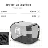 Top Case SHAD TR46 Terra — Top Case Adventure Aluminium 46L - LE PRATIQUE DU MOTARD
