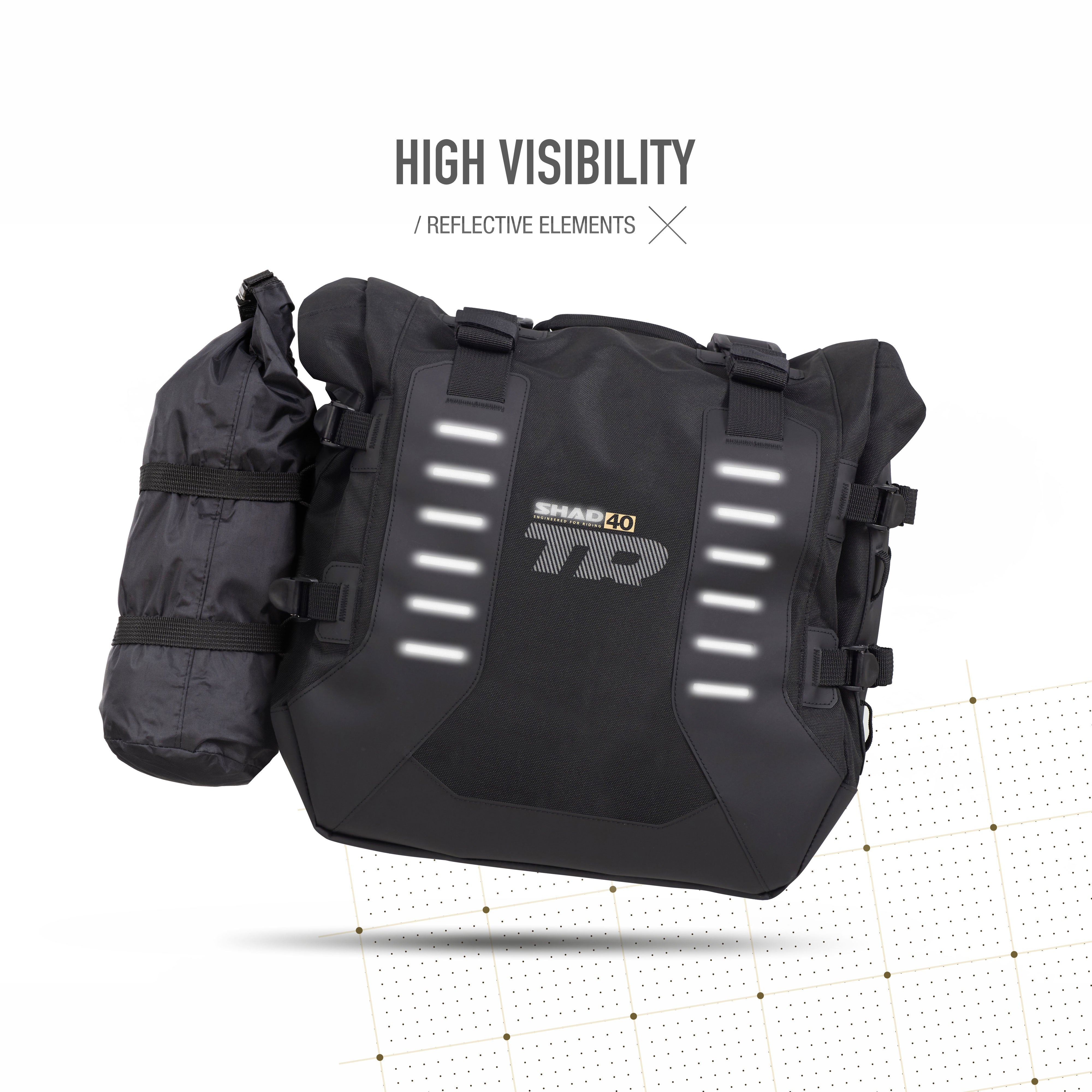 Sacoches Latérales SHAD Terra TR40 — Paire Sacoches Adventure 2×20L - LE PRATIQUE DU MOTARD